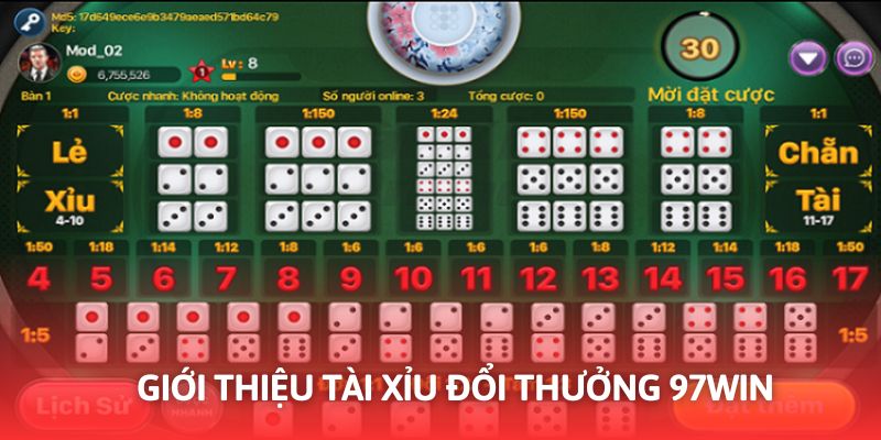 Tài xỉu đổi thưởng 97Win được đánh giá cao bởi tín đồ giải trí